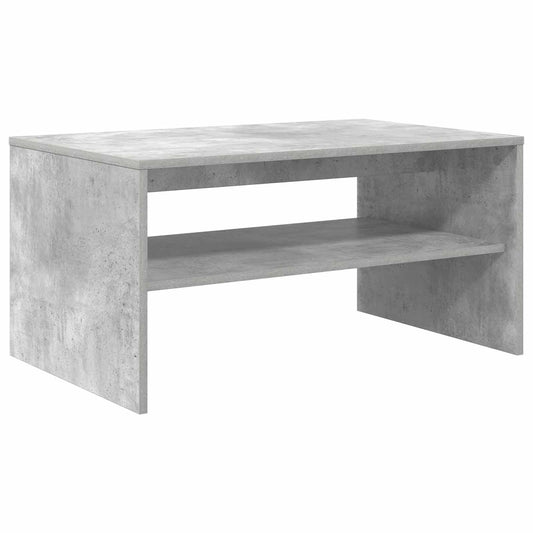 vidaXL Coffee Table Concrete Grey 80 x 50 x 40 cm Engineered Wood