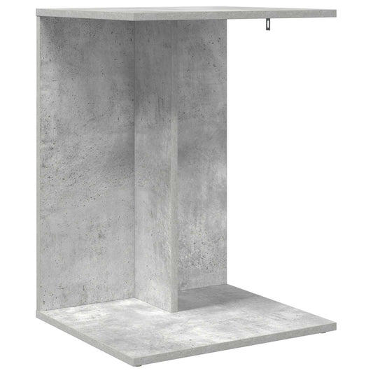 vidaXL Side Table Concrete Grey 45 x 40 x 62.5 cm Engineered Wood