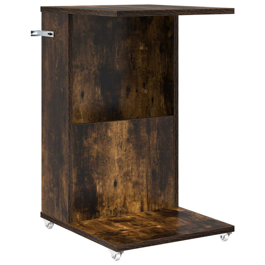vidaXL Side Table Smoked Oak 40 x 35 x 60 cm Engineered Wood