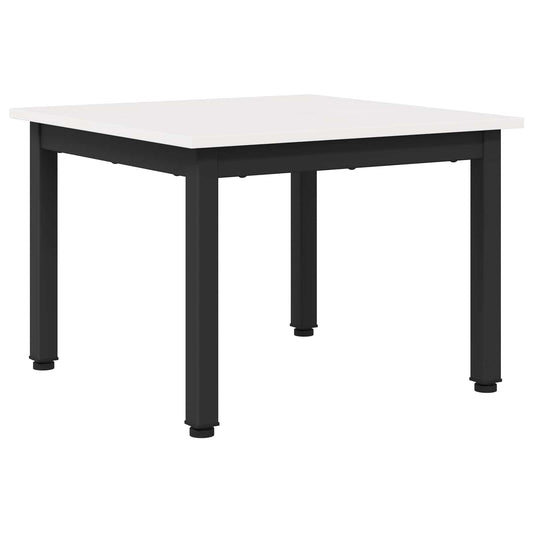 vidaXL Coffee Table White 50 x 50 x 36 cm Solid Pine Wood