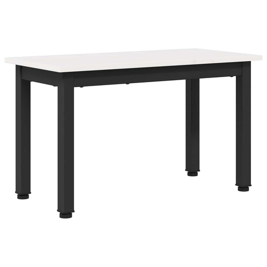 vidaXL Coffee Table White 60 x 30 x 36 cm Solid Pine Wood