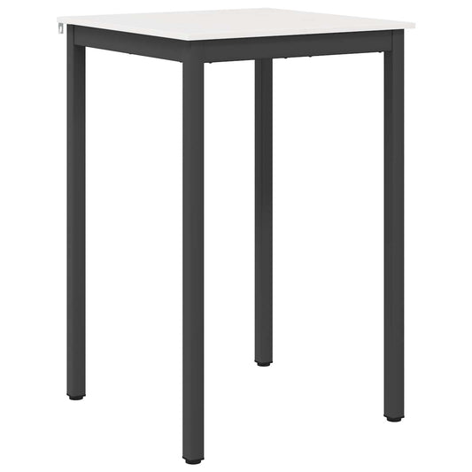 vidaXL Bar Table White 70 x 70 x 105 cm Solid Pine Wood
