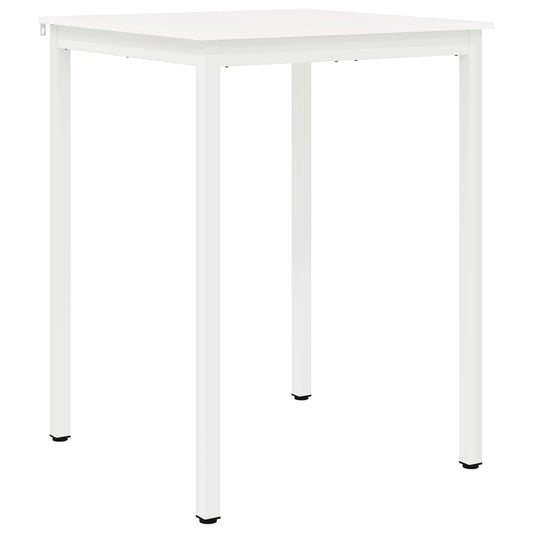 vidaXL Bar Table White 80 x 80 x 105 cm Solid Pine Wood