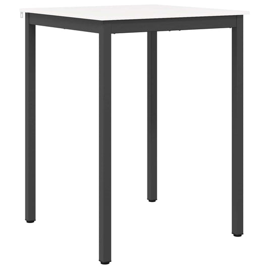 vidaXL Bar Table White 80 x 80 x 105 cm Solid Pine Wood