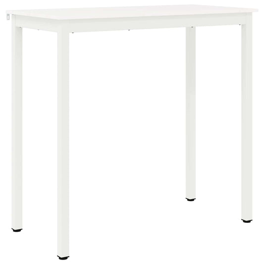 vidaXL Bar Table White 110 x 55 x 105 cm Solid Pine Wood