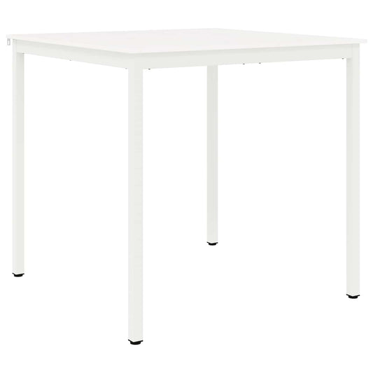 vidaXL Bar Table White 110 x 110 x 105 cm Solid Pine Wood