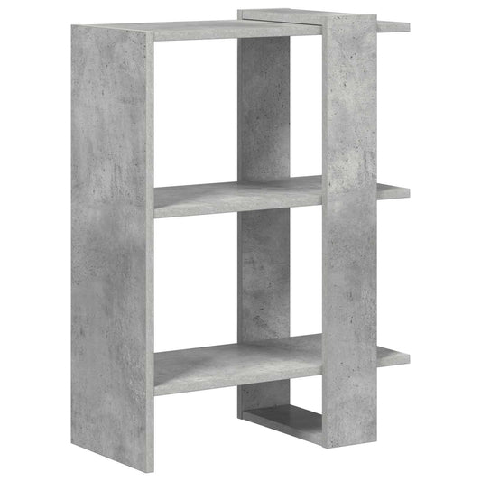 vidaXL Bookshelf Concrete Grey 52 x 25 x 71.5 cm Engineered Wood