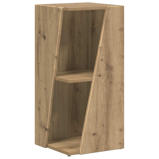 vidaXL Side Shelf 33 x 32 x 70.5 cm Engineered Wood Artisan Oak