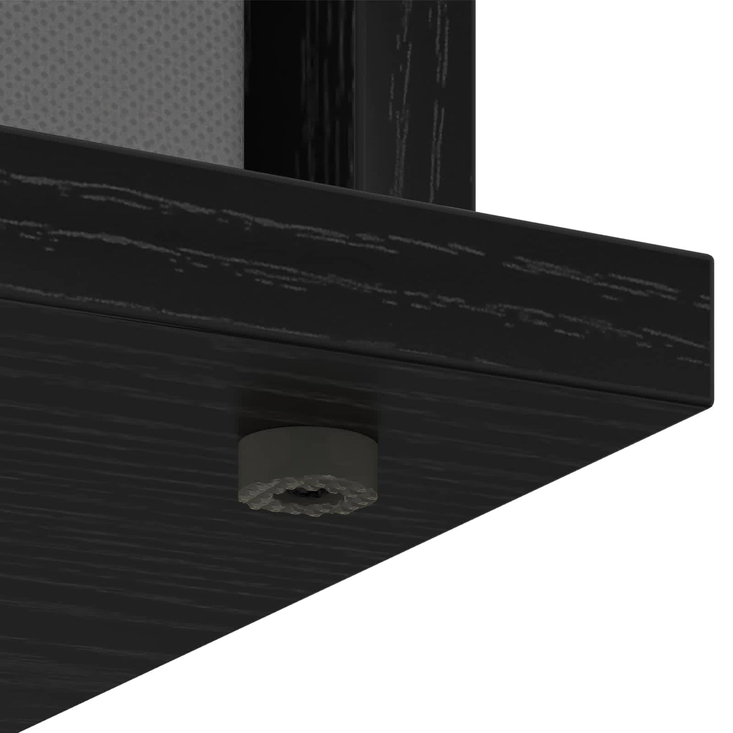 vidaXL TV stand with Drawer Black Oak 79 x 40 x 48 cm