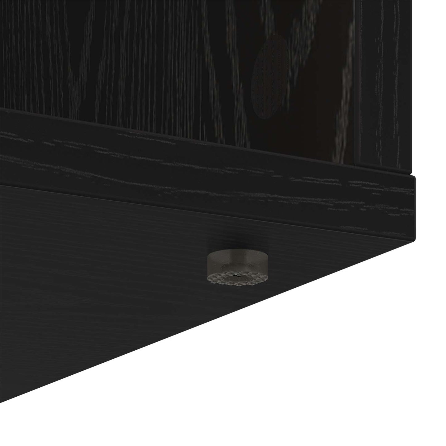 vidaXL Sideboard with Drawer Black Oak 60 x 33.5 x 84 cm