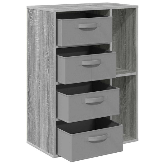 vidaXL Sideboard Grey Sonoma 60 x 33.5 x 84 cm