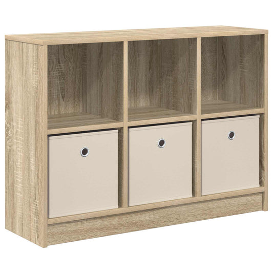 vidaXL Sideboard with Drawer Sonoma Oak 88.5 x 27.5 x 63.5 cm
