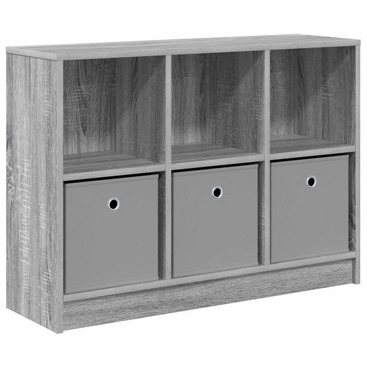 vidaXL Sideboard with Drawer Grey Sonoma 88.5 x 27.5 x 63.5 cm