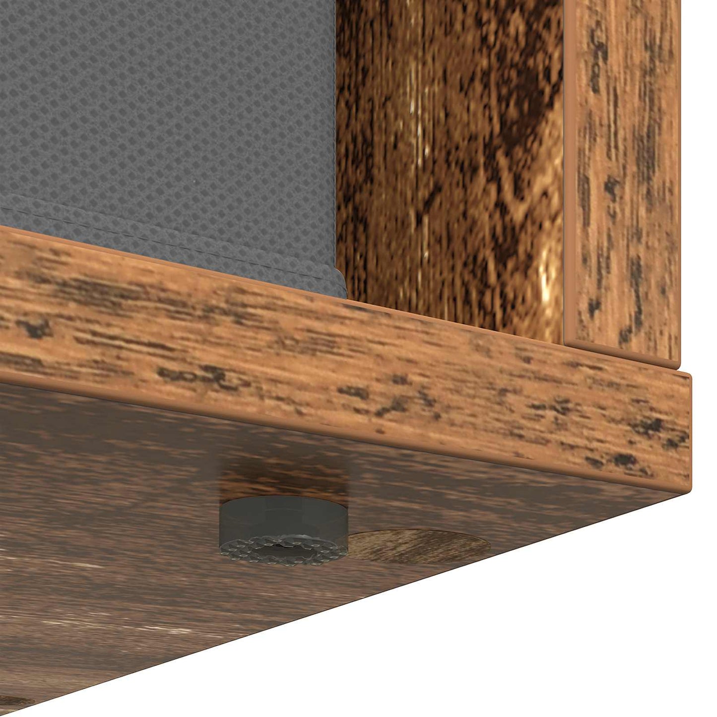 vidaXL Sideboard with Drawer Old Wood 49.5 x 22 x 47 cm