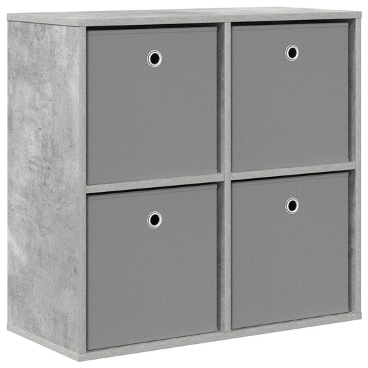 vidaXL Sideboard with Drawer Concrete Grey 68.5 x 32 x 67 cm