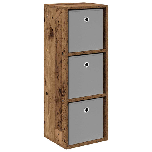 vidaXL Sideboard with Drawer Old Wood 30.5 x 27 x 84.5 cm