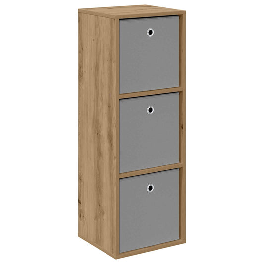 vidaXL Sideboard with Drawer Artisan Oak 35 x 32 x 99.5 cm