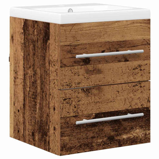 vidaXL Bathroom Sink Cabinet with Drawer Brown 42 x 39 x 52 cm