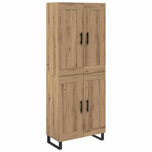 vidaXL Highboard 2 pcs Artisan Oak 69.5 x 34 x 180 cm