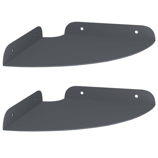 vidaXL Floating Shelf with Shelf 2 pcs Anthracite 18 x 18 x 2 cm