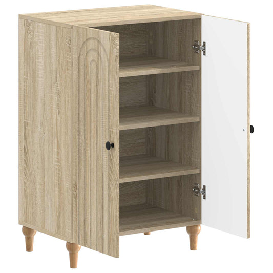 vidaXL Shoe Cabinet ALKMAAR 59.5 x 39.5 x 90 cm Engineered Wood