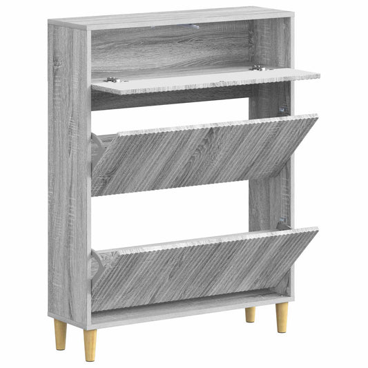 vidaXL Shoe Cabinet ARNHEM 78 x 24 x 103 cm Engineered Wood