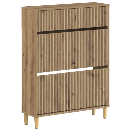 vidaXL Shoe Cabinet ARNHEM 78 x 24 x 103 cm Engineered Wood