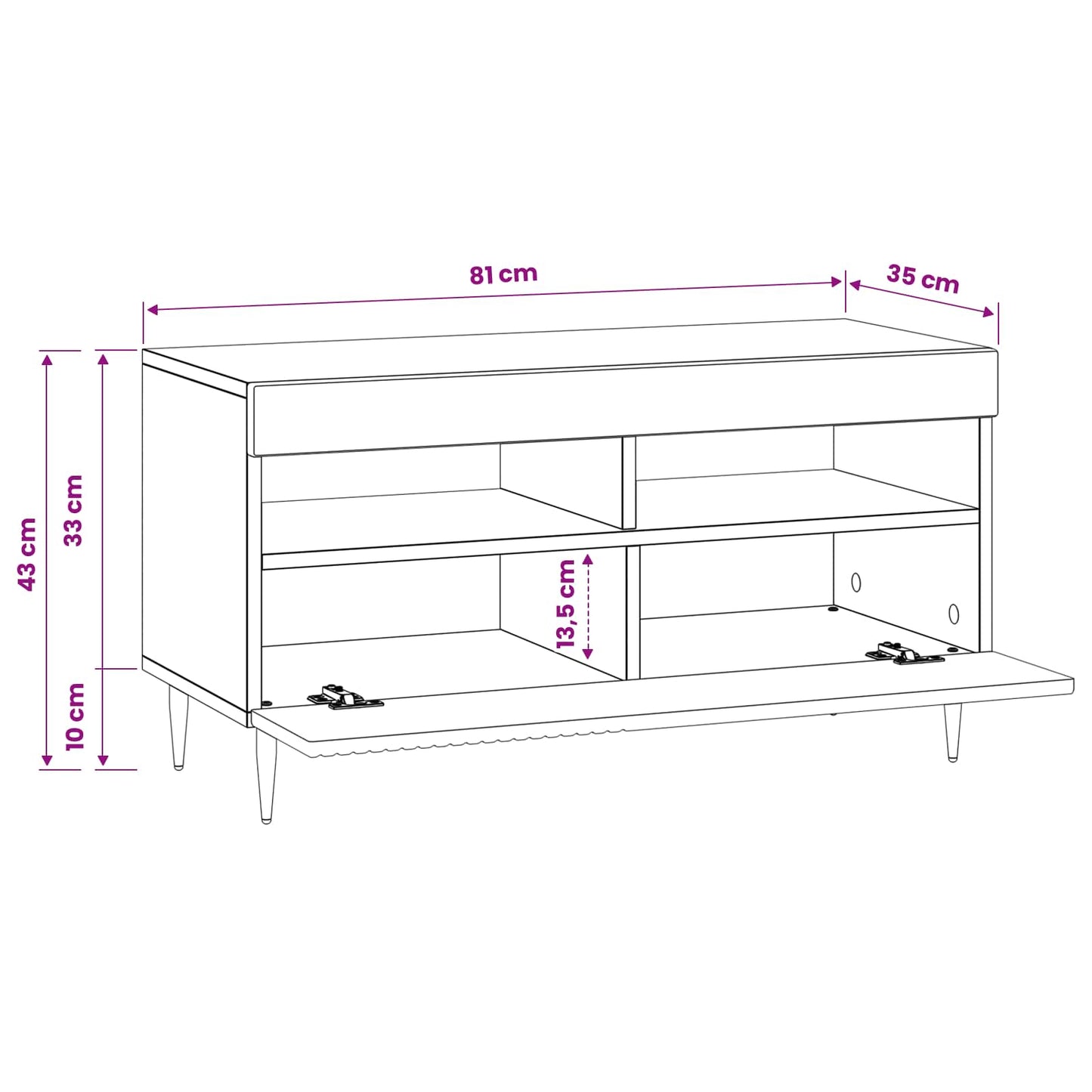 vidaXL LED TV Cabinet Old Wood Engineered Wood