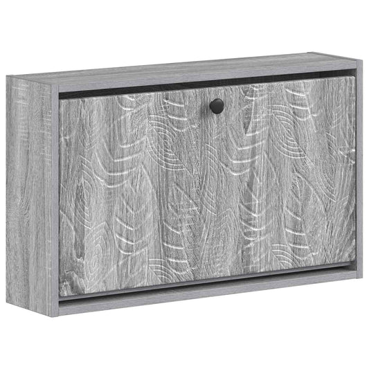 vidaXL Wall-Mounted Shoe Cabinet DELFT 71 x 17 x 43 cm Engineered Wood