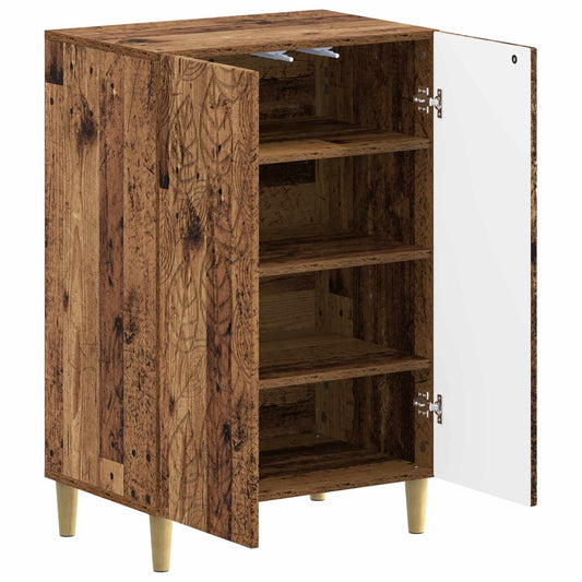 vidaXL Shoe Cabinet DELFT 59.5 x 39.5 x 90 cm Engineered Wood Old Wood