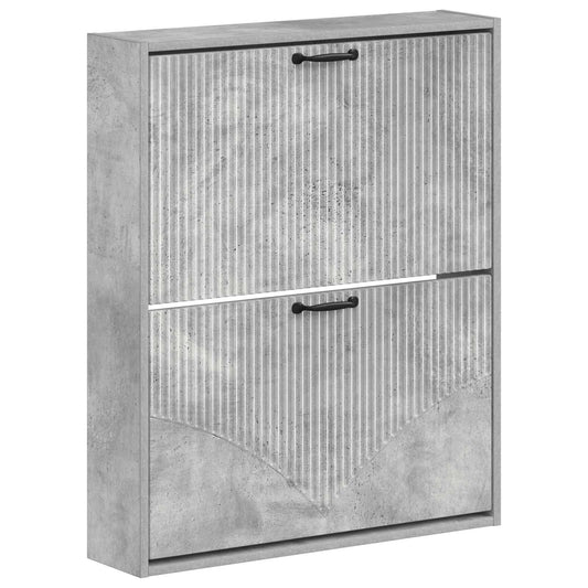 vidaXL Wall-Mounted Shoe Cabinet HOORN 71 x 17 x 86 cm Engineered Wood