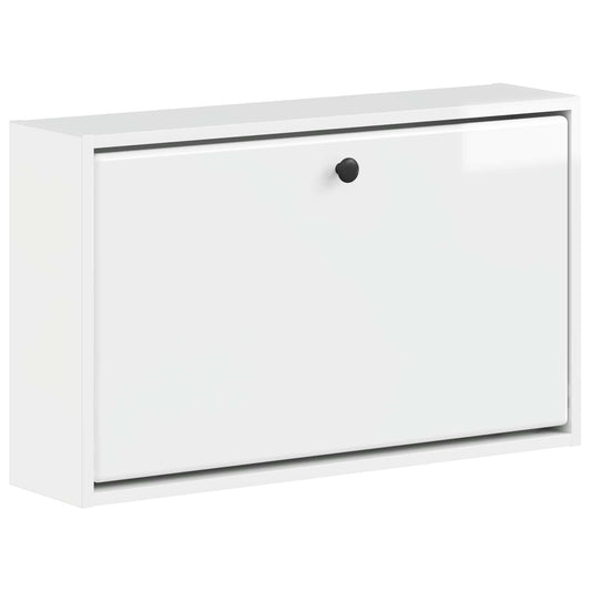 vidaXL Wall-Mounted Shoe Cabinet BREDA 71 x 17 x 43 cm Engineered Wood