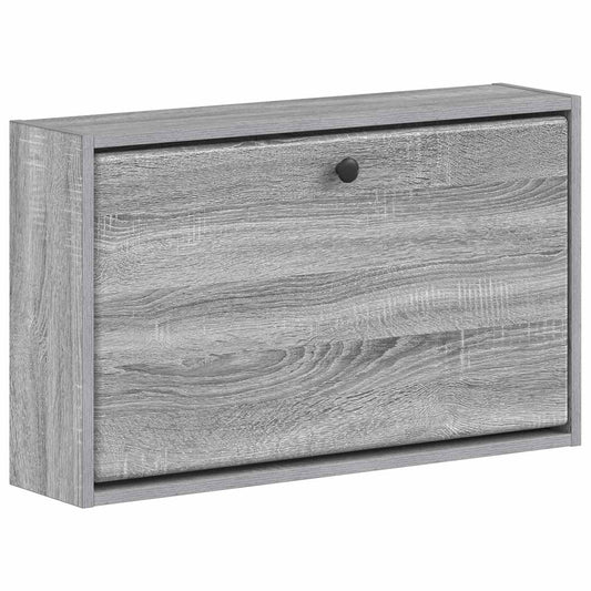 vidaXL Wall-Mounted Shoe Cabinet BREDA 71 x 17 x 43 cm Engineered Wood