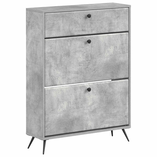 vidaXL Shoe Cabinet BREDA 78 x 24 x 103 cm Engineered Wood