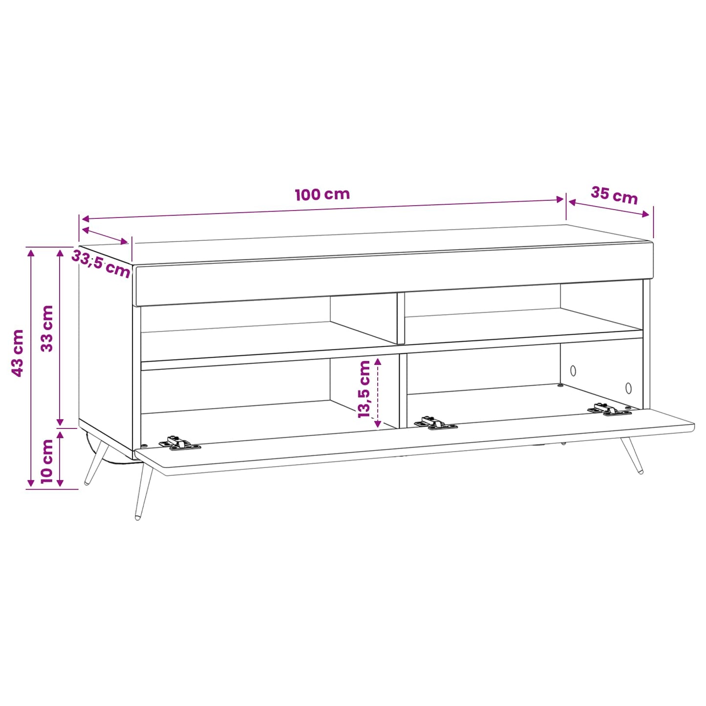 vidaXL LED TV Cabinet Old Wood Engineered Wood