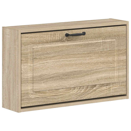 vidaXL Wall-Mounted Shoe Cabinet UTRECHT 71 x 17 x 43 cm Sonoma Oak