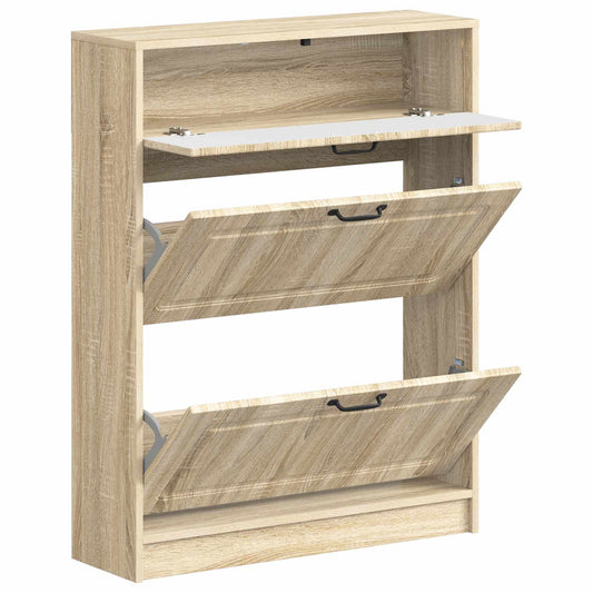 vidaXL Shoe Cabinet UTRECHT 78 x 24 x 100 cm Engineered Wood