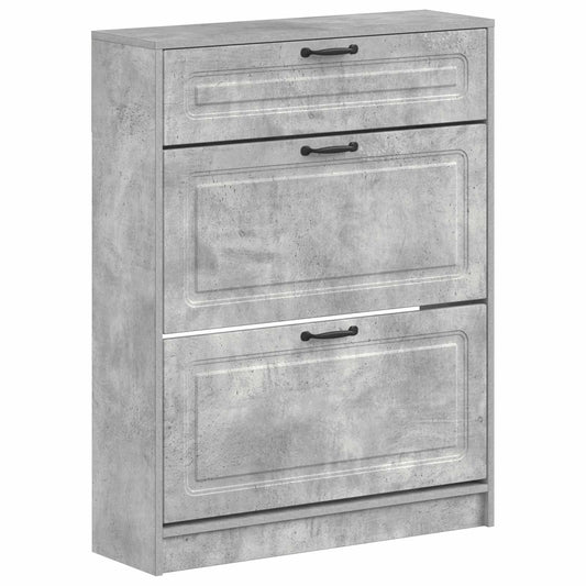 vidaXL Shoe Cabinet UTRECHT 78 x 24 x 100 cm Engineered Wood