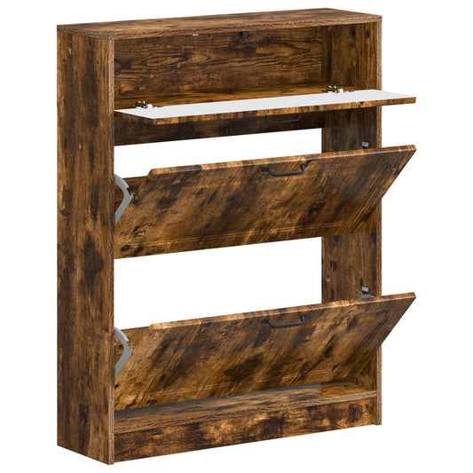 vidaXL Shoe Cabinet UTRECHT 78 x 24 x 100 cm Engineered Wood