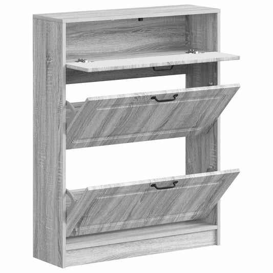 vidaXL Shoe Cabinet UTRECHT 78 x 24 x 100 cm Engineered Wood