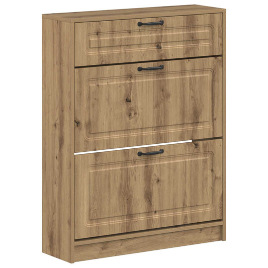 vidaXL Shoe Cabinet UTRECHT 78 x 24 x 100 cm Engineered Wood