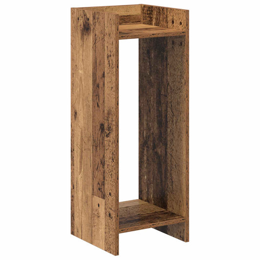 vidaXL Plant Stand Old Wood 30 x 30 x 80 cm Engineered Wood