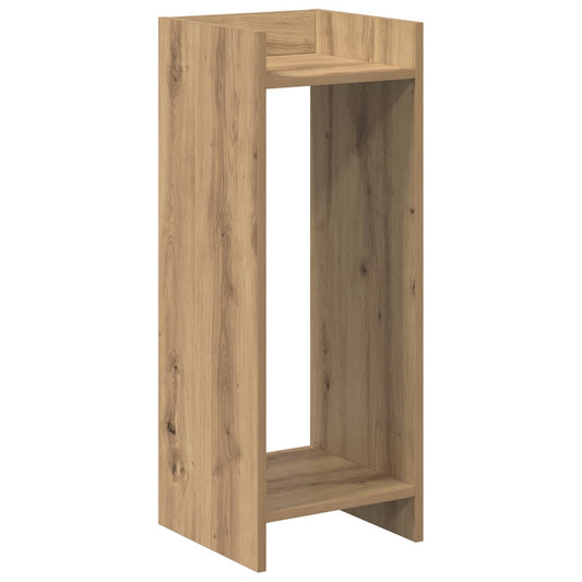 vidaXL Plant Stand Artisan Oak 30 x 30 x 80 cm Engineered Wood