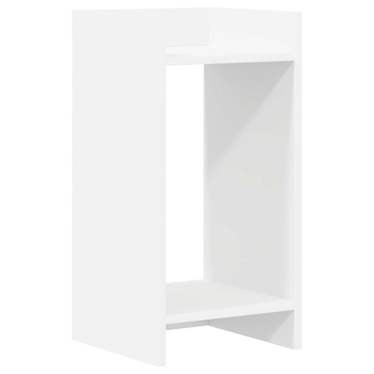 vidaXL Plant Stand White 30 x 30 x 60 cm Engineered Wood
