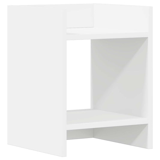 vidaXL Plant Stand White 30 x 30 x 40 cm Engineered Wood