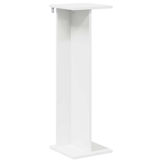 vidaXL Plant Stand White 25 x 25.5 x 80.5 cm Engineered Wood