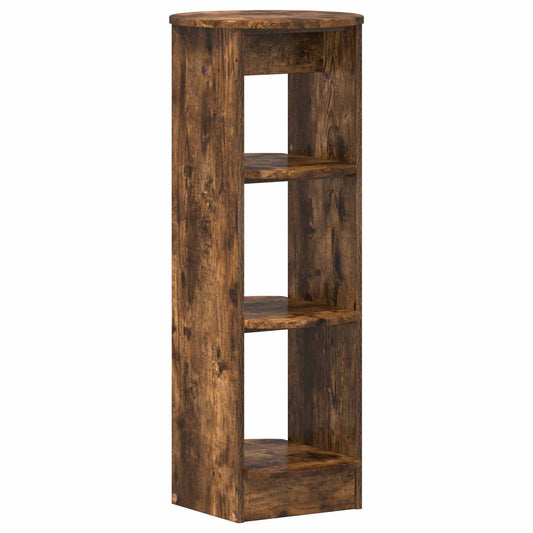 vidaXL Side Cabinet Smoked Oak 40 x 40 x 100 cm Engineered Wood