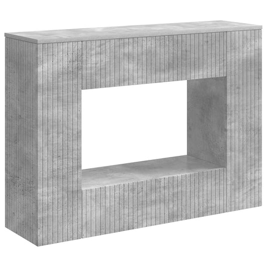 vidaXL Console Table Concrete Grey 101 x 29 x 74 cm Engineered Wood