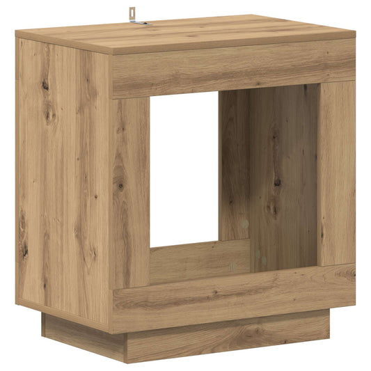 vidaXL Side Table Artisan Oak 60 x 40 x 65 cm Engineered Wood
