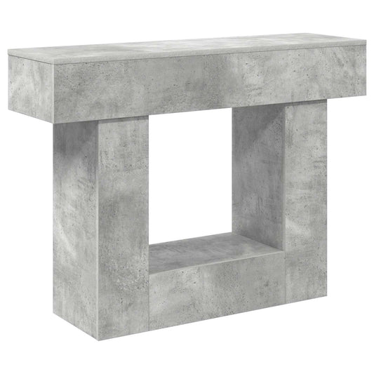 vidaXL Concrete Grey 101 x 30 x 74 cm